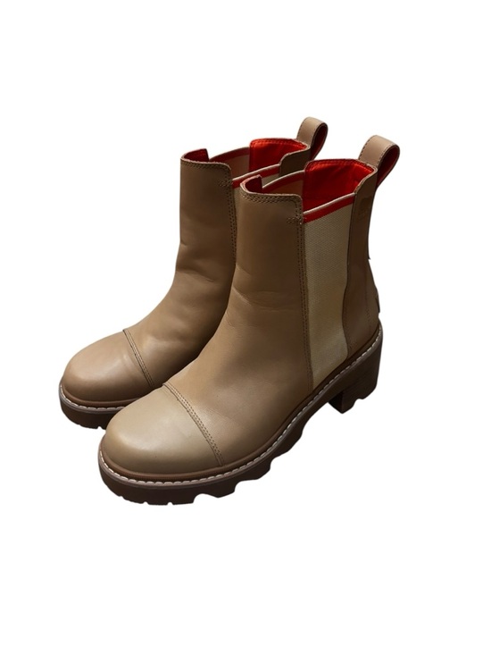 Sorel Shoes - Sorel Women's Beige Round toe Cushioned Pull On Joan Now Chelsea Boots Sz 9
